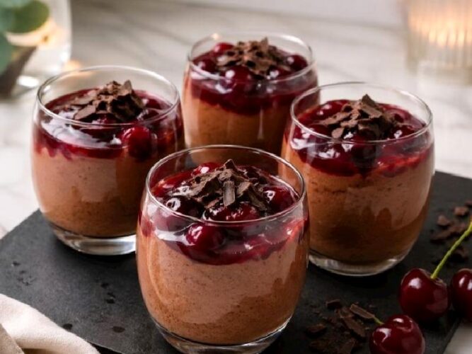 Vişne Soslu Çikolatalı Mousse Tarifi Nasıl Yapılır?