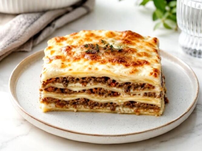 Beşamel Soslu Krep Lazanya Tarifi Nasıl Yapılır?