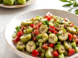 Çağla Salatası Tarifi Nasıl Yapılır?
