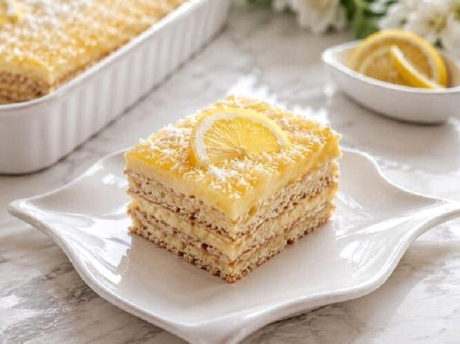 Limonlu Bisküvi Pastası Tarifi Nasıl Yapılır?