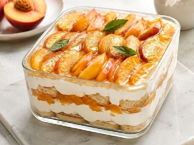 Yazın En Ferah Tatlısı: Şeftalili Tiramisu Tarifi Nasıl Yapılır?