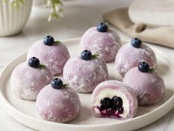 Yaban Mersinli Mochi Tarifi Nasıl Yapılır?