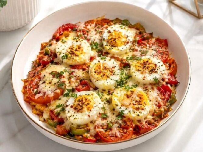 10 Dakikada Kaşarlı Yumurta Tavası Tarifi Nasıl Yapılır?