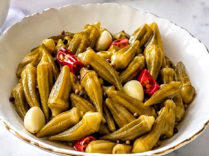 Çıtır Bamya Turşusu Tarifi Nasıl Yapılır?