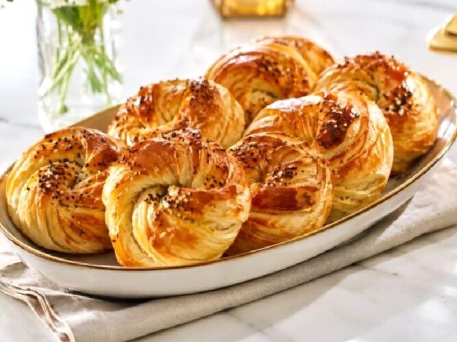 Kat Kat Tereyağlı Açma Poğaça Tarifi Nasıl Yapılır?