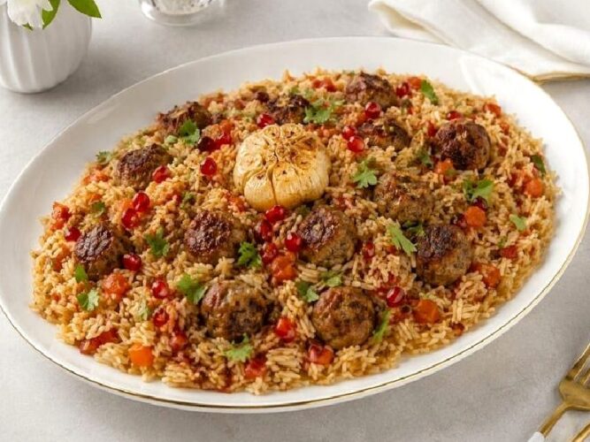 Sarımsaklı Tepsi Pilavı Tarifi Nasıl Yapılır?
