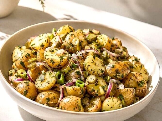 Taze Patates Salatası Tarifi Nasıl Yapılır?