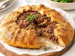 Çıtır Hamuru Ve Bol Kıymalı Harcıyla Kıymalı Galette Tarifi Nasıl Yapılır?