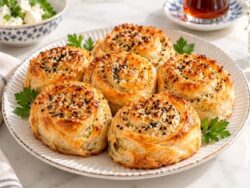 Hazır Yufkadan Peynirli Gül Böreği Tarifi Nasıl Yapılır?