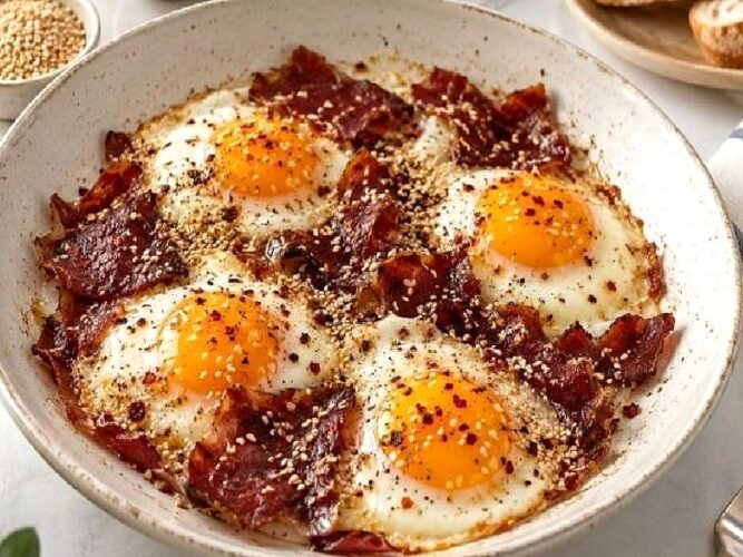 Pastırmalı Susamlı Göz Yumurta Tarifi Nasıl Yapılır?