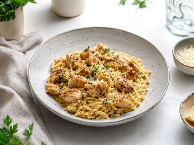 Tavuklu Limonlu Orzo Tarifi Nasıl Yapılır?
