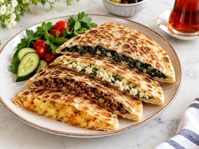 Tek Hamurdan 4 Çeşit Gözleme Tarifi Nasıl Yapılır?